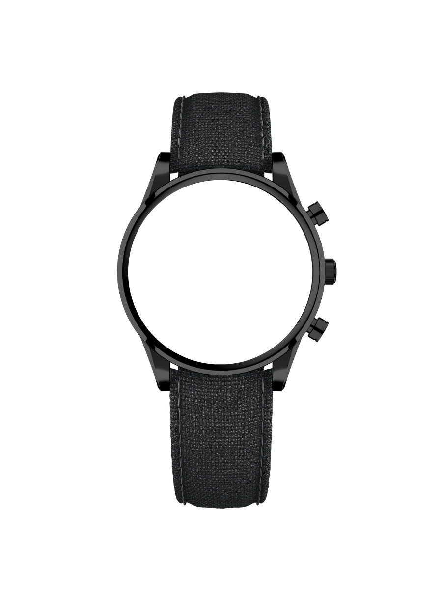 Black canvas strap with black buckle