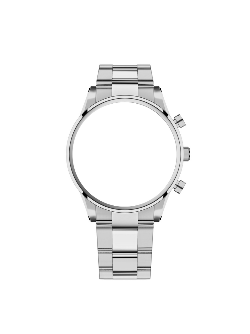 Steel bracelet with butterfly clasp