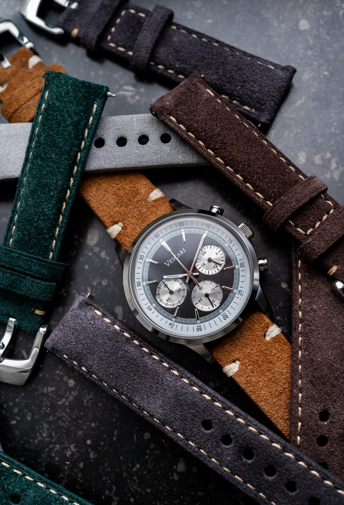 Chestor 'Reverse Panda' Limited Edition Chronograph | Vescari Chestor 'Reverse Panda' Limited Edition Chronograph | Vescari