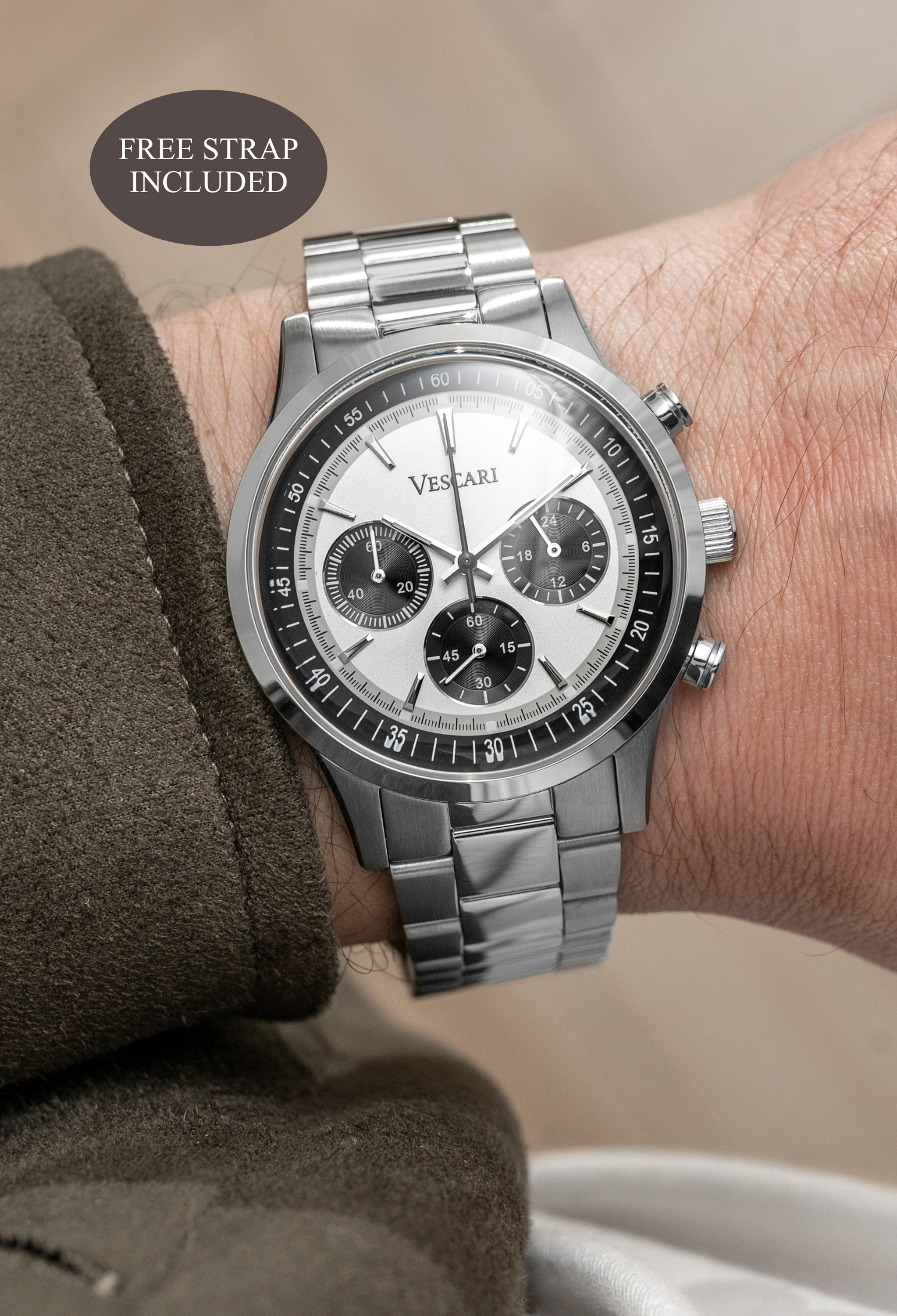 Vescari Watch Co. Chestor 'Panda' Limited Edition