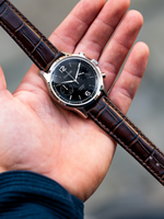 The Chestor Steel/Black - Brown Leather